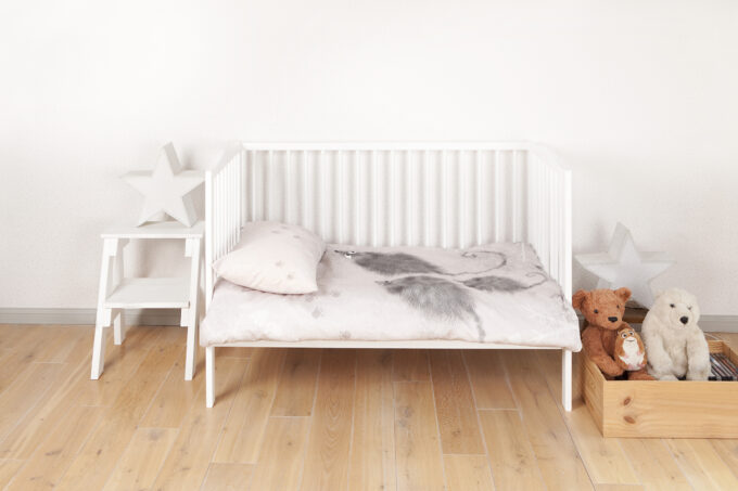 Bedding set Mice in pink