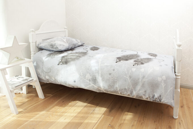Bedding set Mice in blue