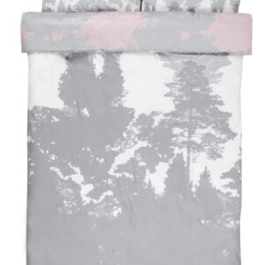 Double bedding set Swans in pink